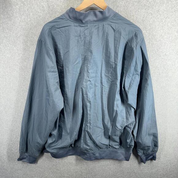 Nike Light Windbreaker Jacket Streetwear Blue Front Zip Men's Size XL - Picture 4 of 10